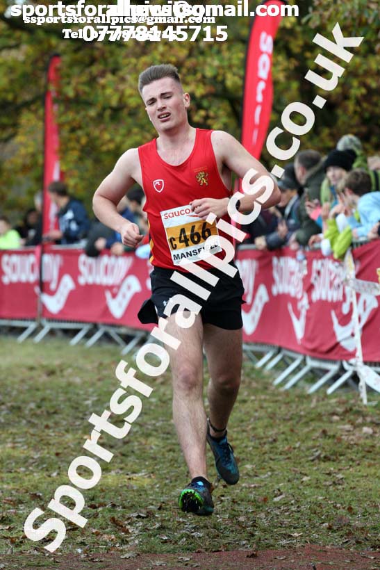 Mens junior National Cross Country Relay, Berry Hill Park, Mansfield. Photo:  David T. Hewitson/Sports for All Pics